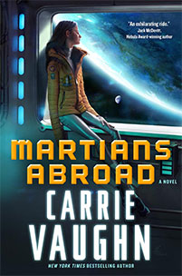 the cover to Martians Abroad, or Polly and <strike>Charles</strike> Save the Universe